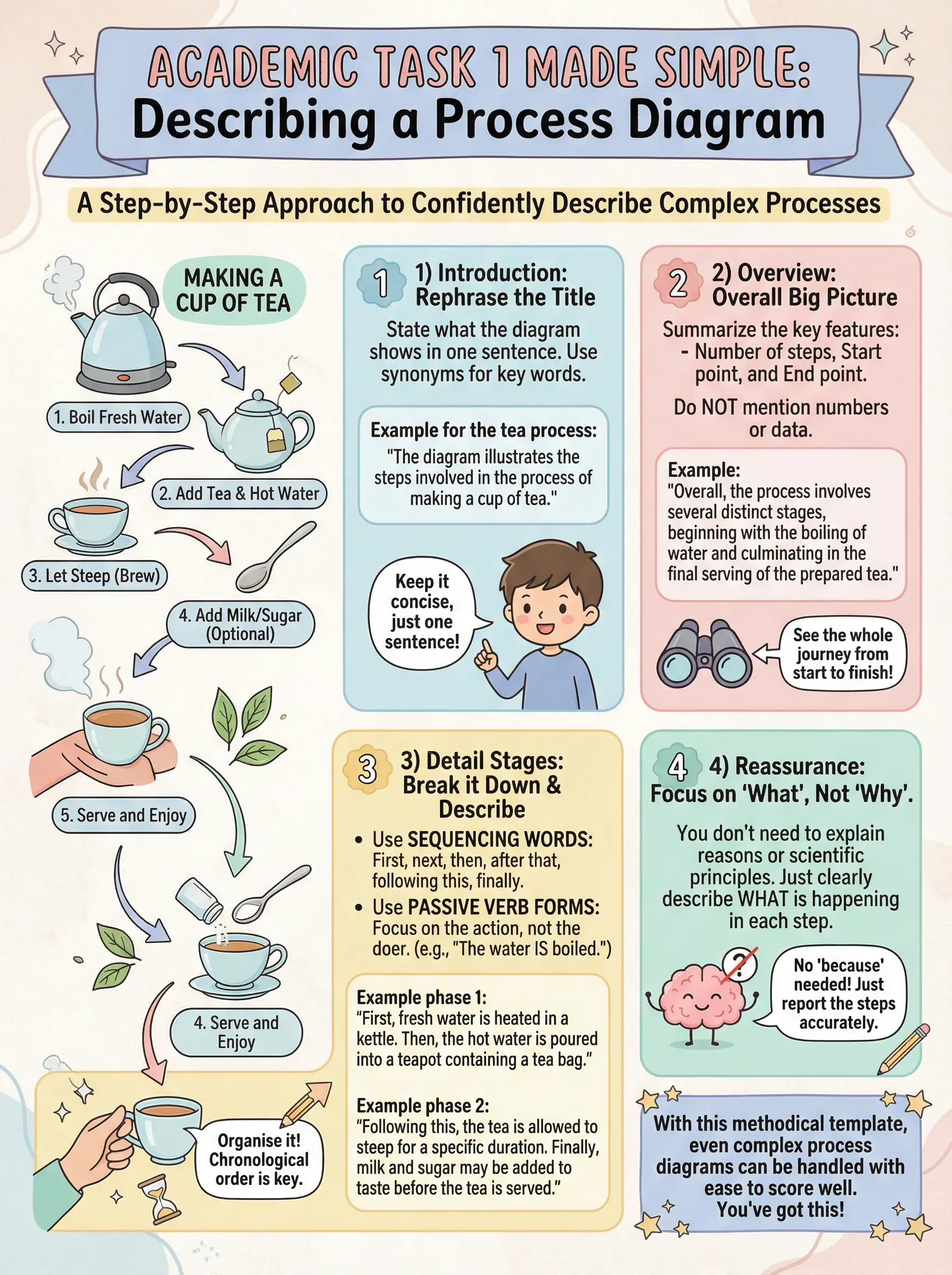 Describe a Process: Academic Task 1 Made Simple - IELTS preparation guide and tips