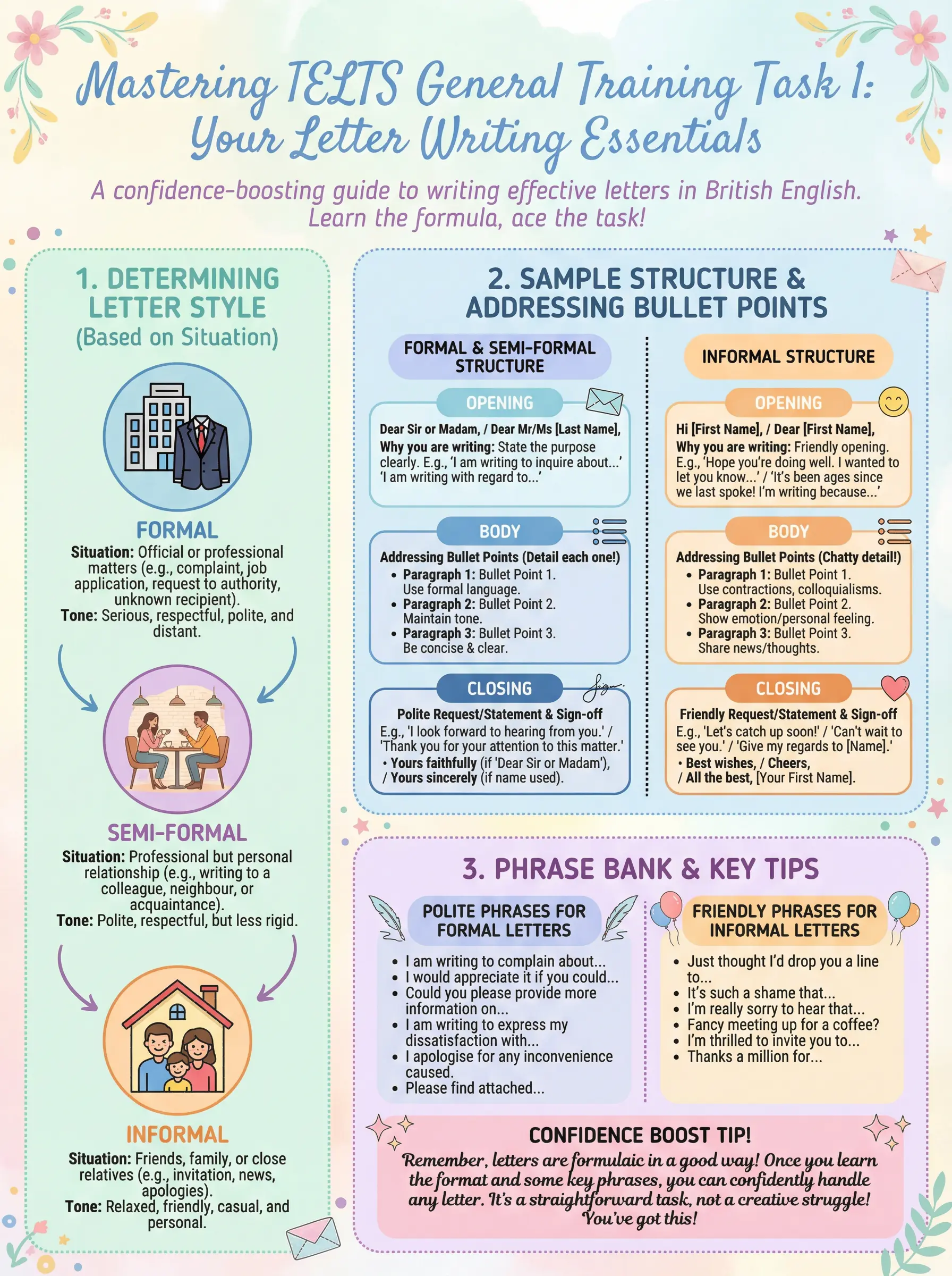 Letter Writing Essentials: A Guide for General Training Task 1 - IELTS preparation guide and tips