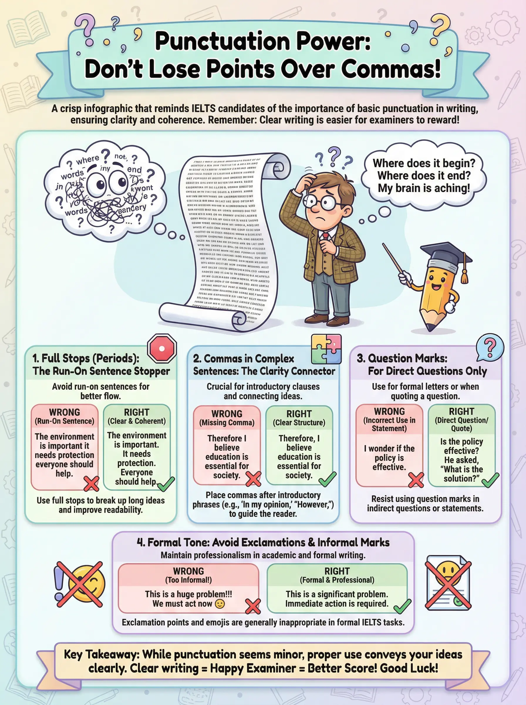 Punctuation Power: Don’t Lose Points Over Commas! - IELTS preparation guide and tips