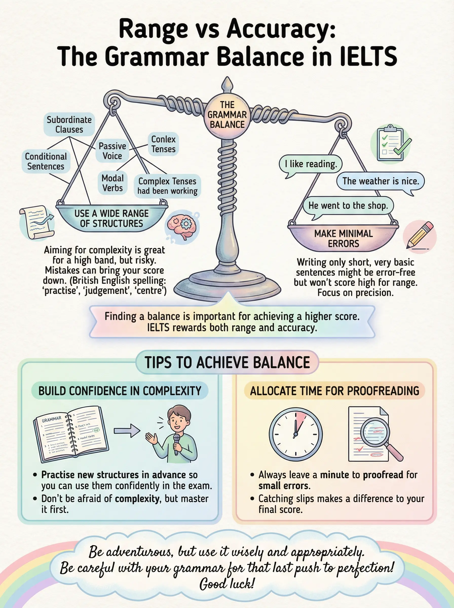 Range vs Accuracy: The Grammar Balance - IELTS preparation guide and tips