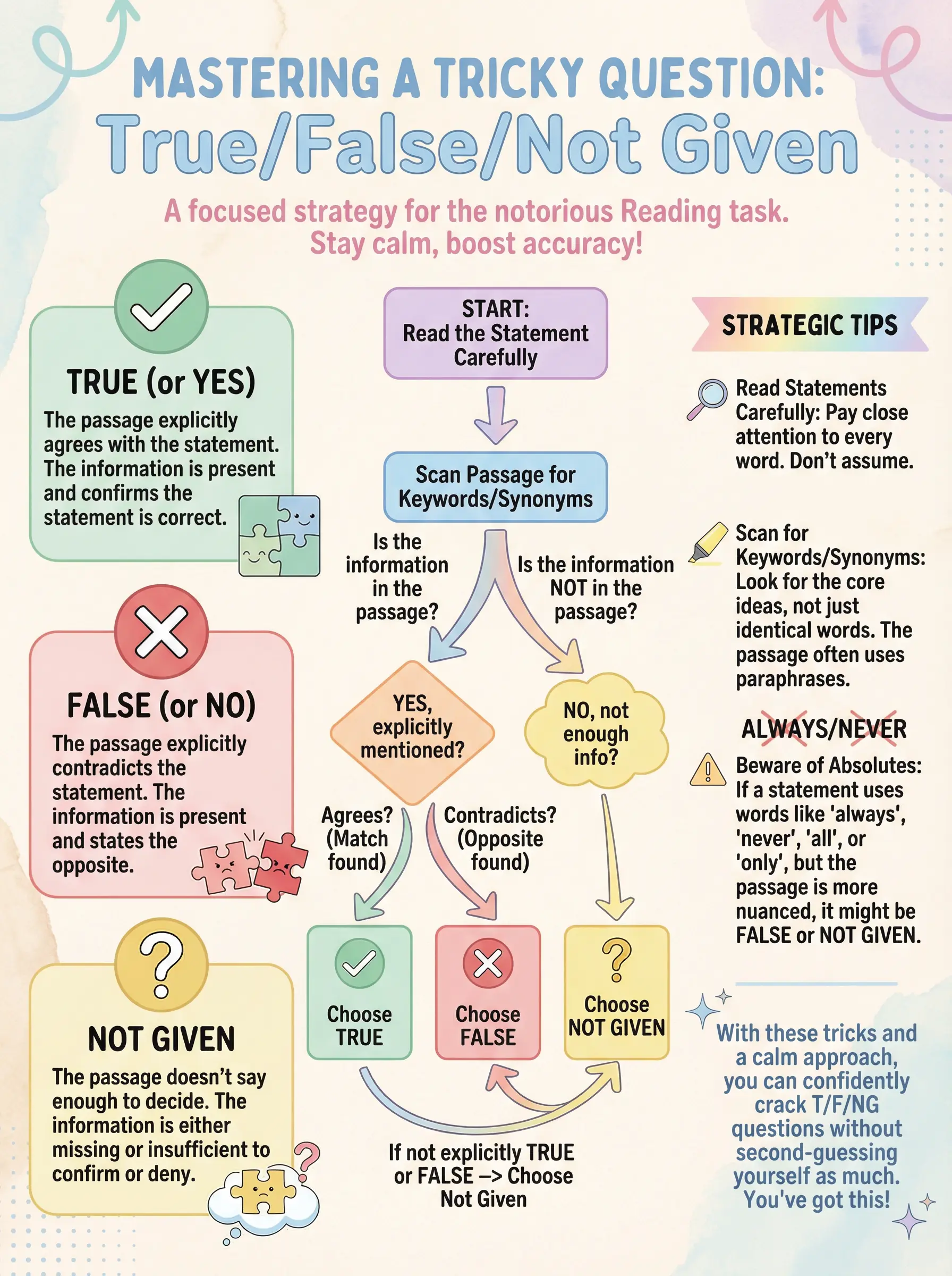 True/False/Not Given: Mastering a Tricky Question - IELTS preparation guide and tips